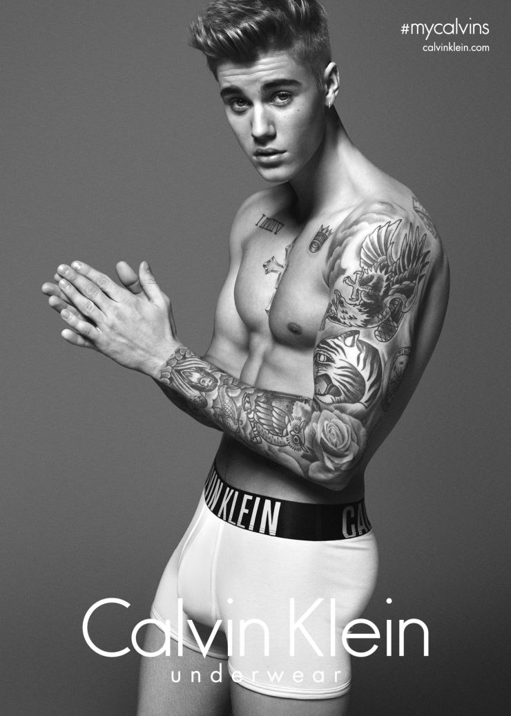 Justin Bieber é a nova cara da Calvin Klein