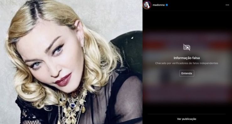 Madonna posta vídeo fake sobre Covid-19 e é censurada