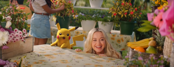 Katy Perry lança clipe celebrando a amizade com Pikachu