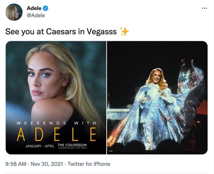 Adele anuncia adiamento de começo de temporada em Las Vegas