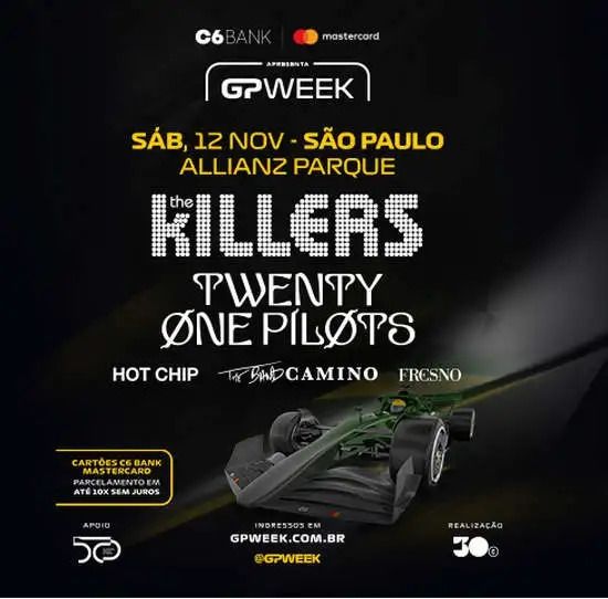 The Killers confirma show no Brasil