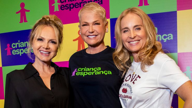 Xuxa, Angélica e Eliana protagonizam encontro inédito na televisão