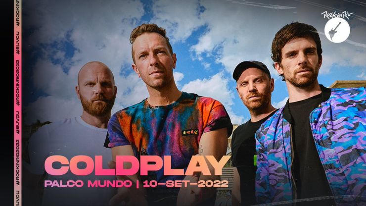Coldplay é a mais nova atração confirmada para o Rock in Rio 2022